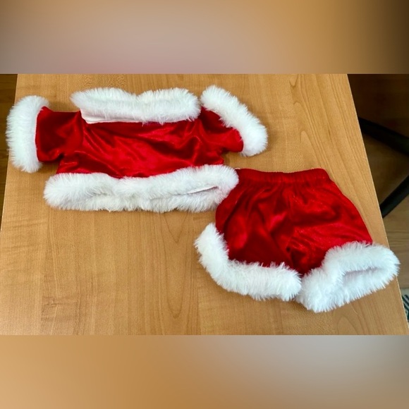 Build a bear with Santa clause outfit plush toy lot of 3 pieces Christmas - Picture 10 of 11